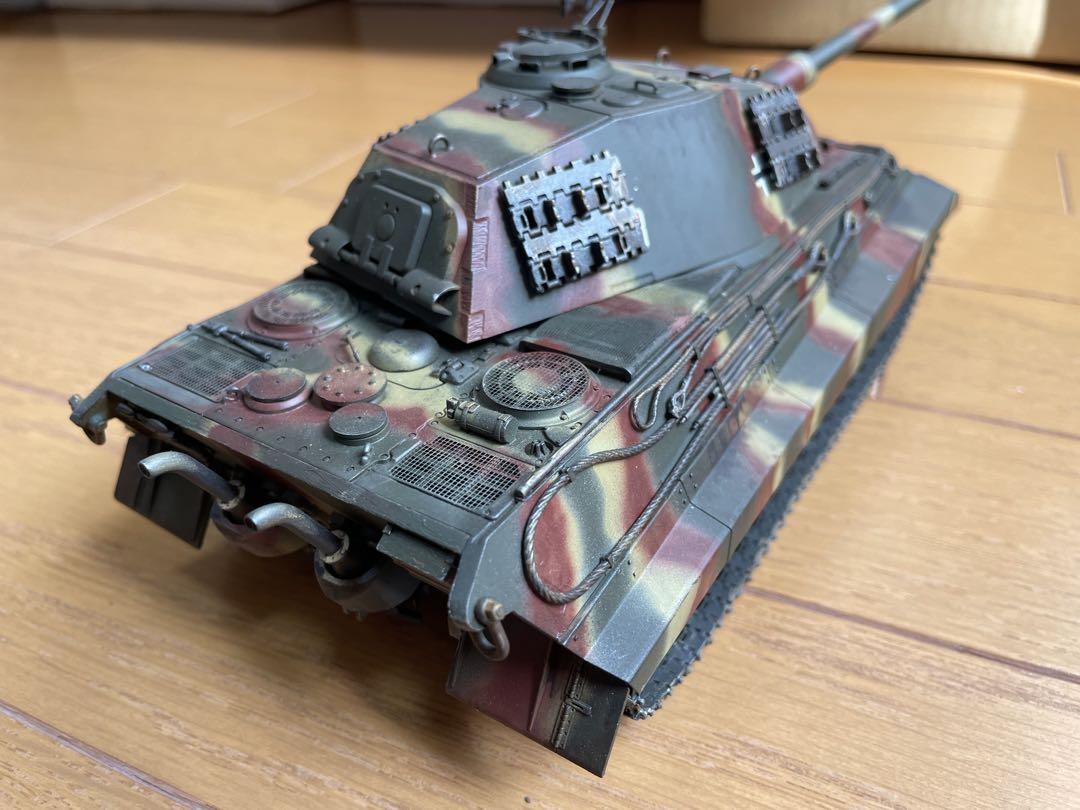 タミヤ1/35 ティーガーⅡ(ポルシェ砲塔) ドイツ陸軍 戦車プラモデル完成品