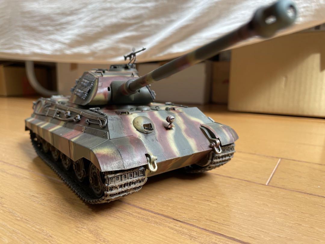 タミヤ1/35 ティーガーⅡ(ポルシェ砲塔) ドイツ陸軍 戦車プラモデル完成品