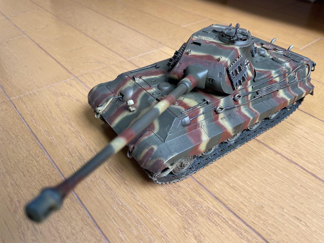 タミヤ1/35 ティーガーⅡ(ポルシェ砲塔) ドイツ陸軍 戦車プラモデル完成品
