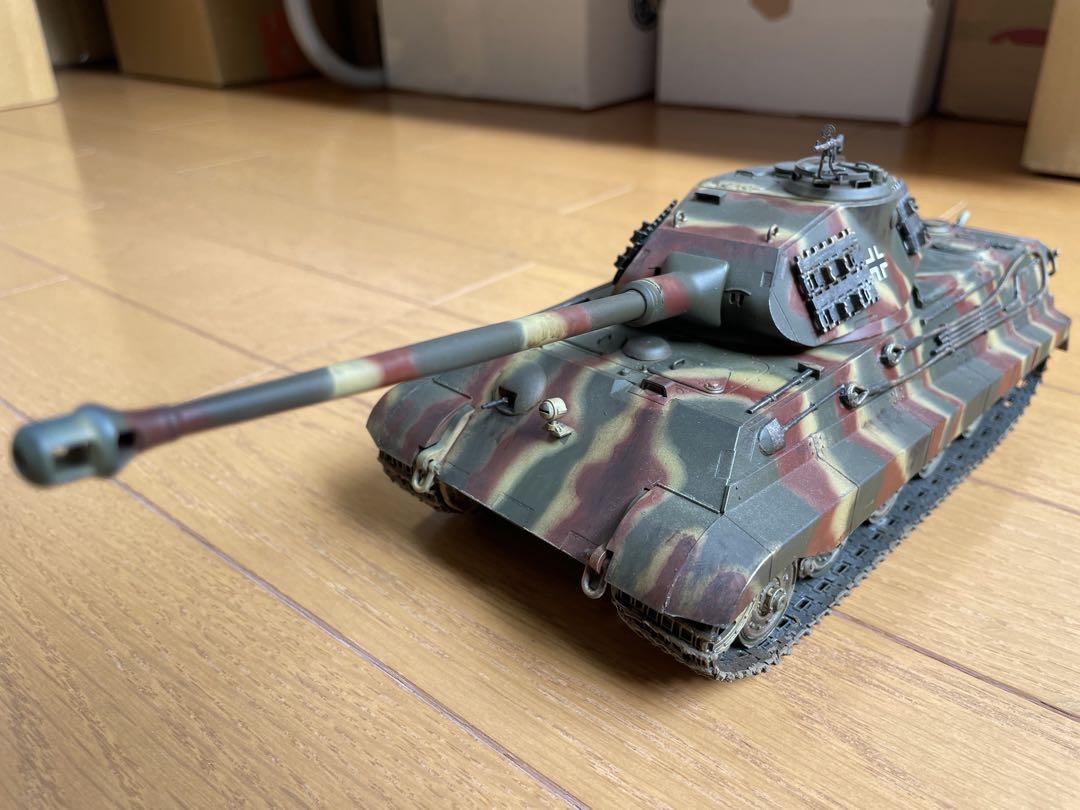 タミヤ1/35 ティーガーⅡ(ポルシェ砲塔) ドイツ陸軍 戦車プラモデル完成品