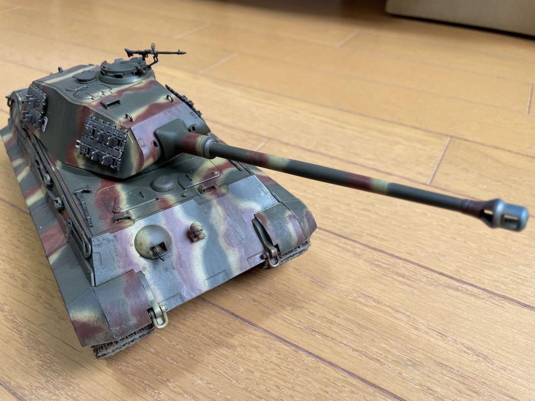 タミヤ1/35 ティーガーⅡ(ポルシェ砲塔) ドイツ陸軍 戦車プラモデル完成品