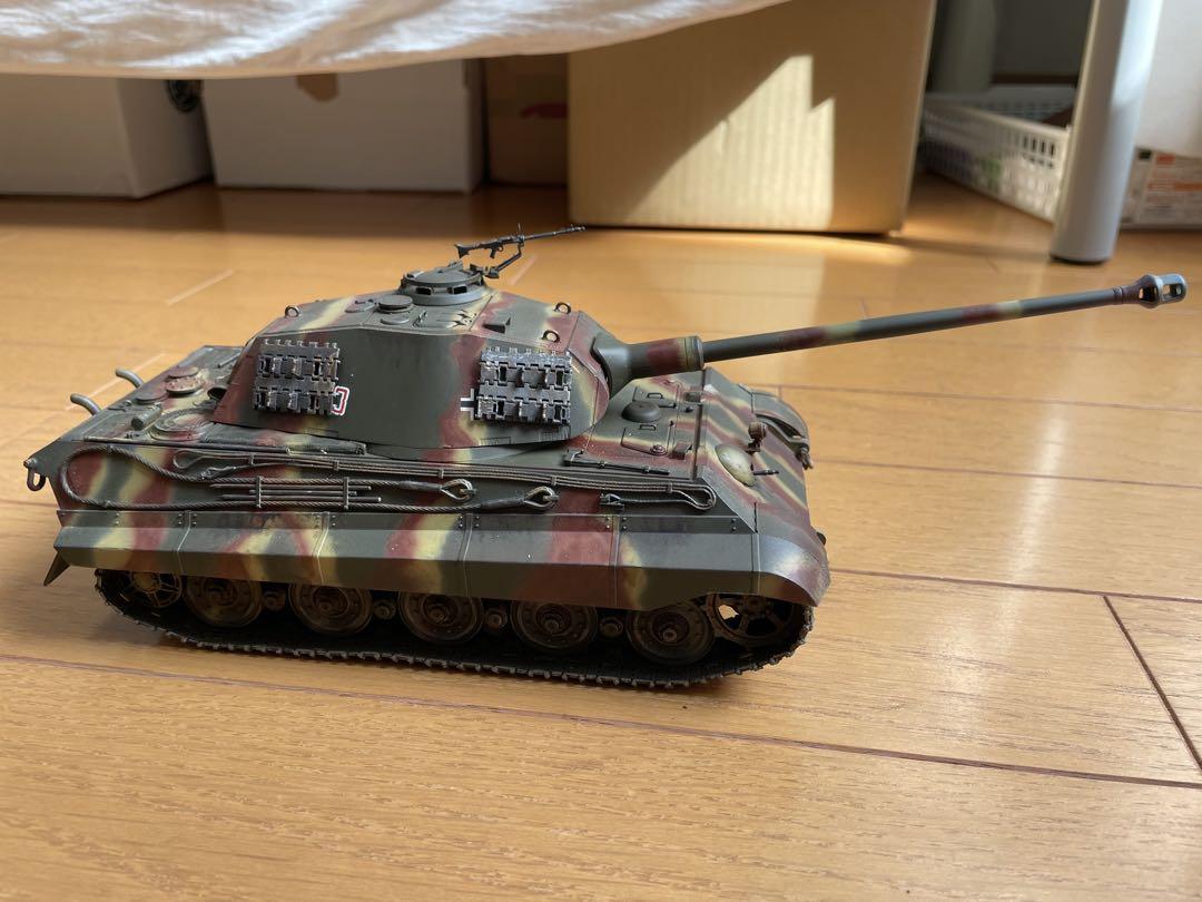 タミヤ1/35 ティーガーⅡ(ポルシェ砲塔) ドイツ陸軍 戦車プラモデル完成品