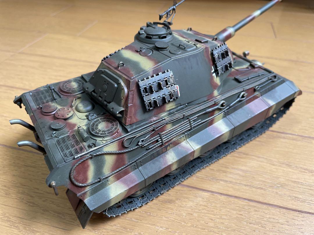 タミヤ1/35 ティーガーⅡ(ポルシェ砲塔) ドイツ陸軍 戦車プラモデル完成品