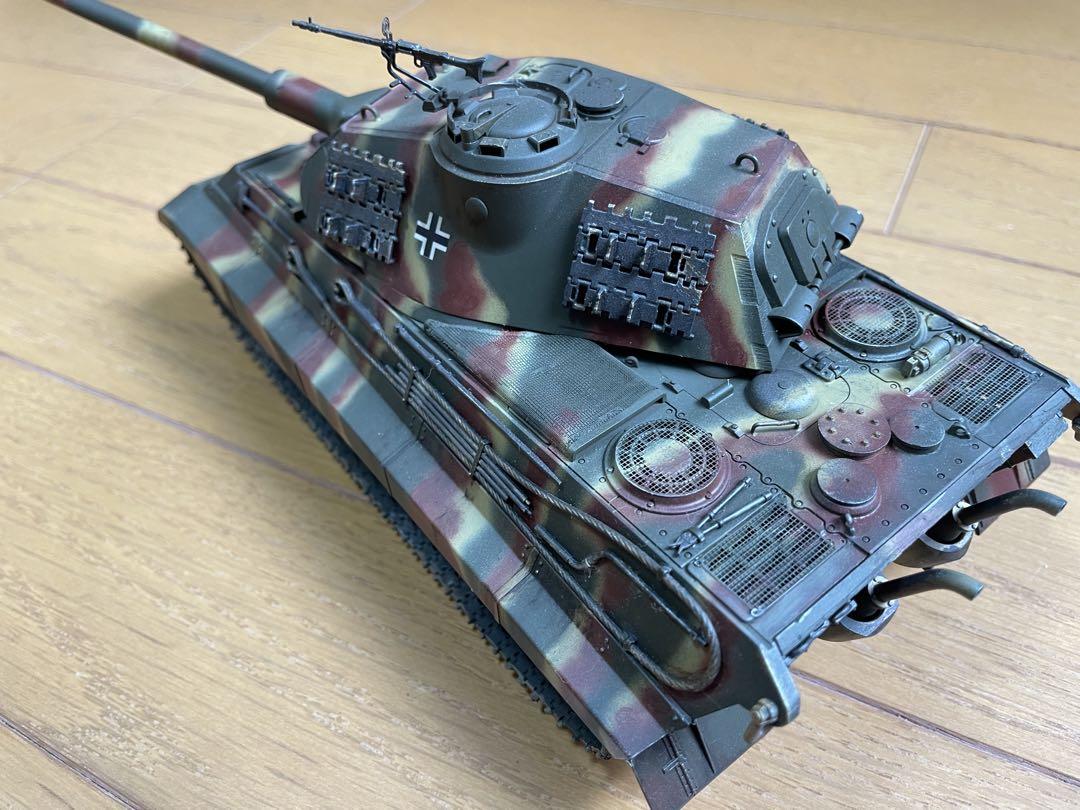 タミヤ1/35 ティーガーⅡ(ポルシェ砲塔) ドイツ陸軍 戦車プラモデル完成品