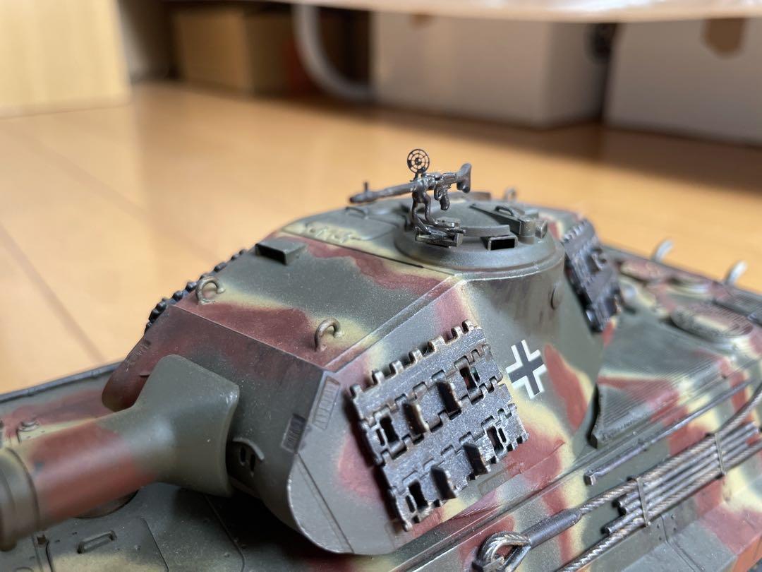 タミヤ1/35 ティーガーⅡ(ポルシェ砲塔) ドイツ陸軍 戦車プラモデル完成品