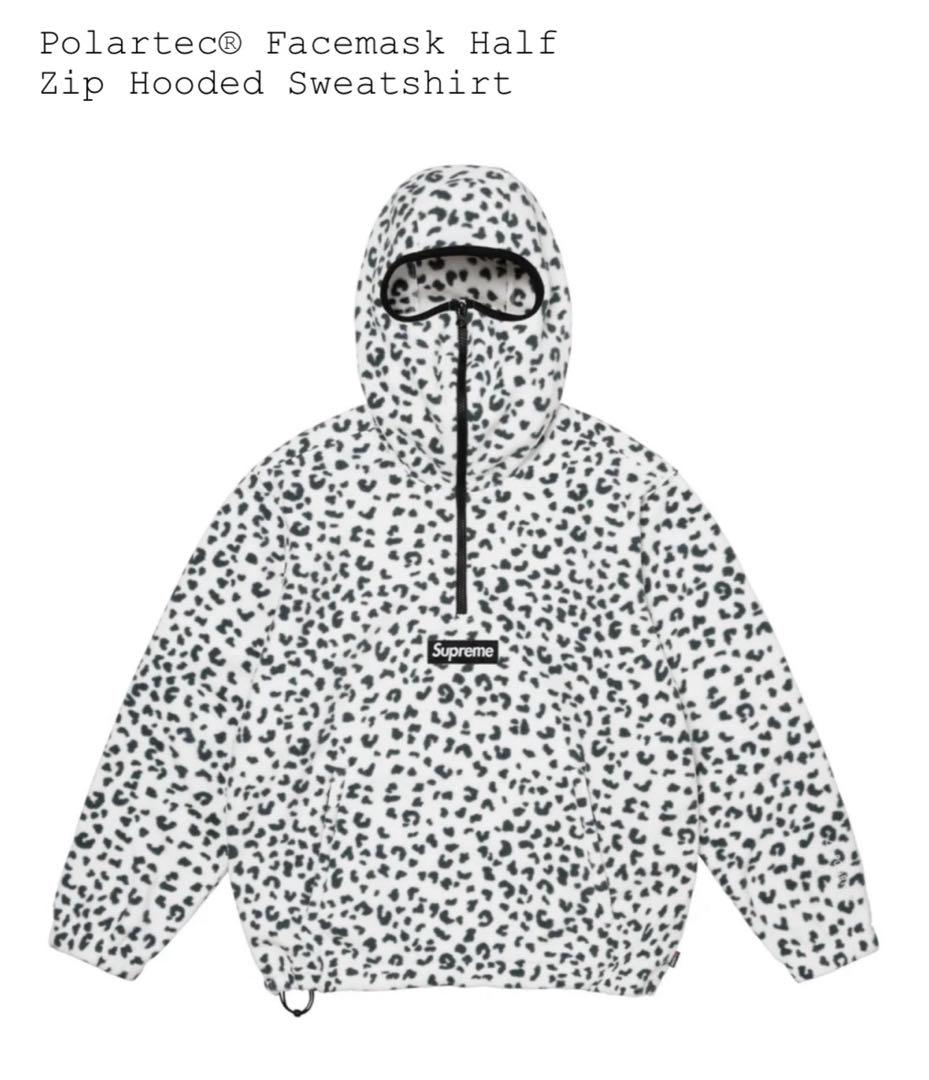 supreme Facemask Half Zip Hooded Sweat