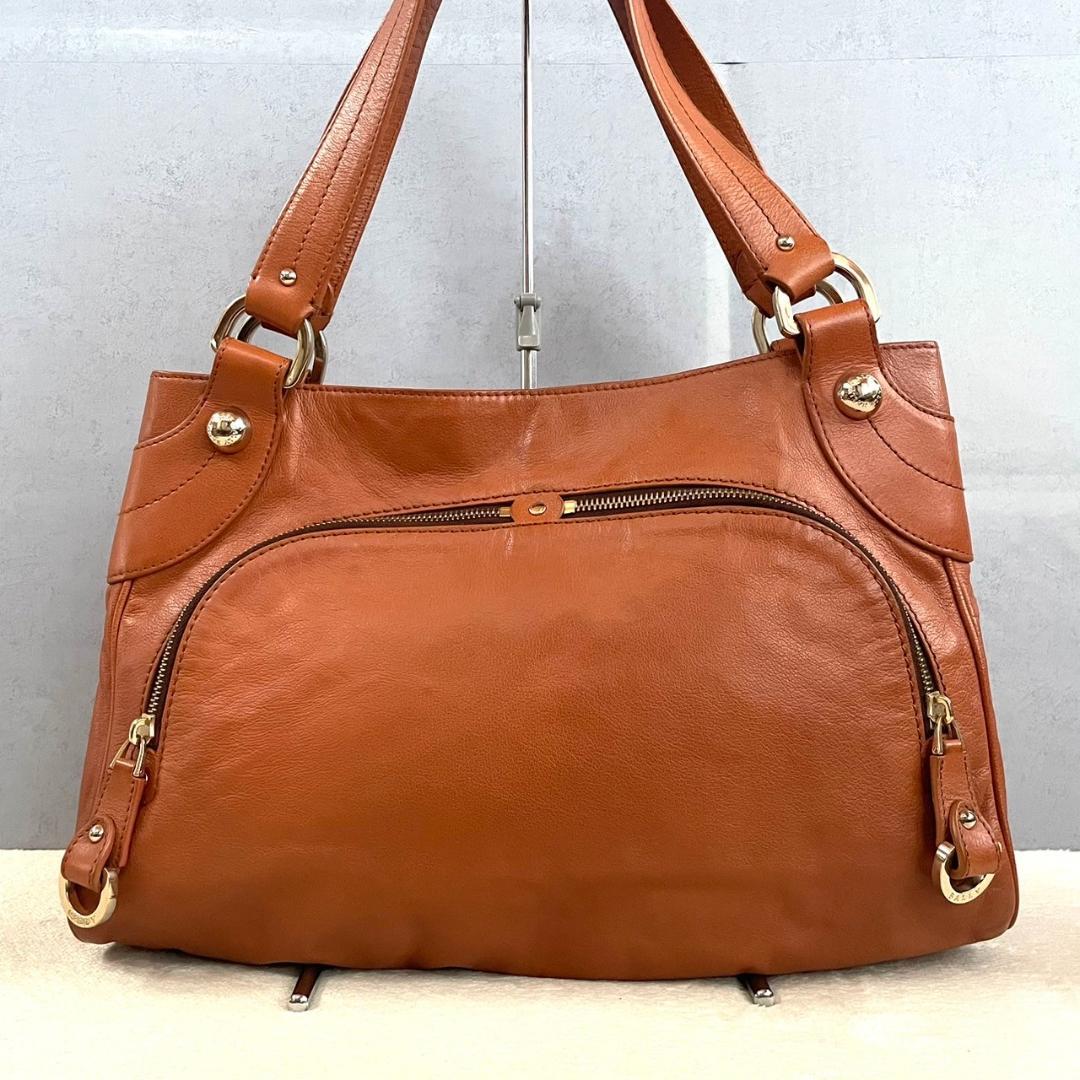 極美品 バリー トートバッグ ビジネスバッグ レザー 肩掛け ブラウン 多機能