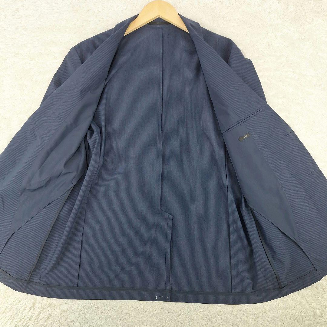 1回着用 美品 ユニクロ 感動ジャケット（シアサッカー) セットアップ XL 1回着用 美品 ユニクロ 感動ジャケット（シアサッカー