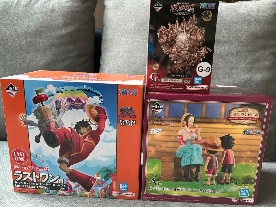 掲載品 ワンピース フィギュア3体セット ラストワン新品、♥