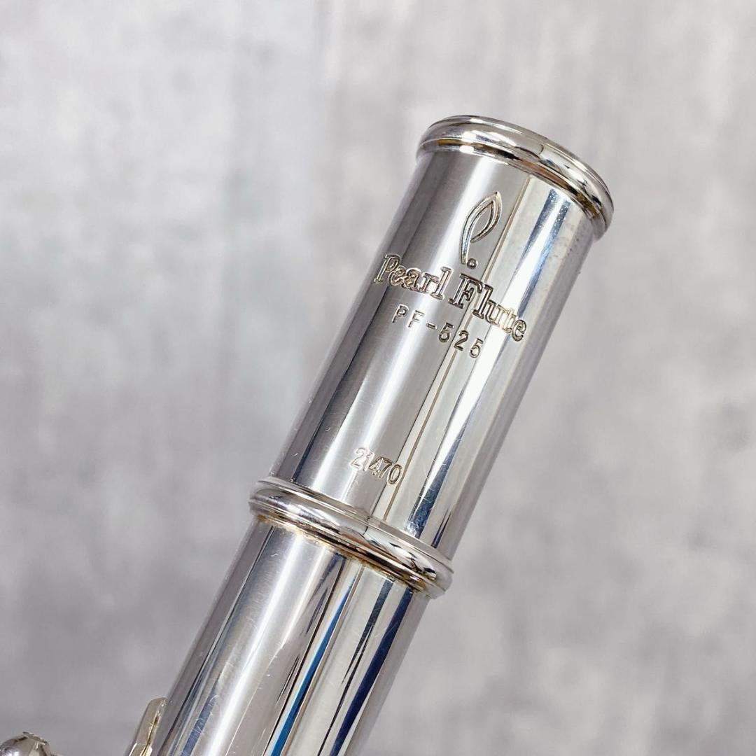 W218 Pearl フルート Quantz PF-525 Eメカ 頭部管銀製 - メルカリ