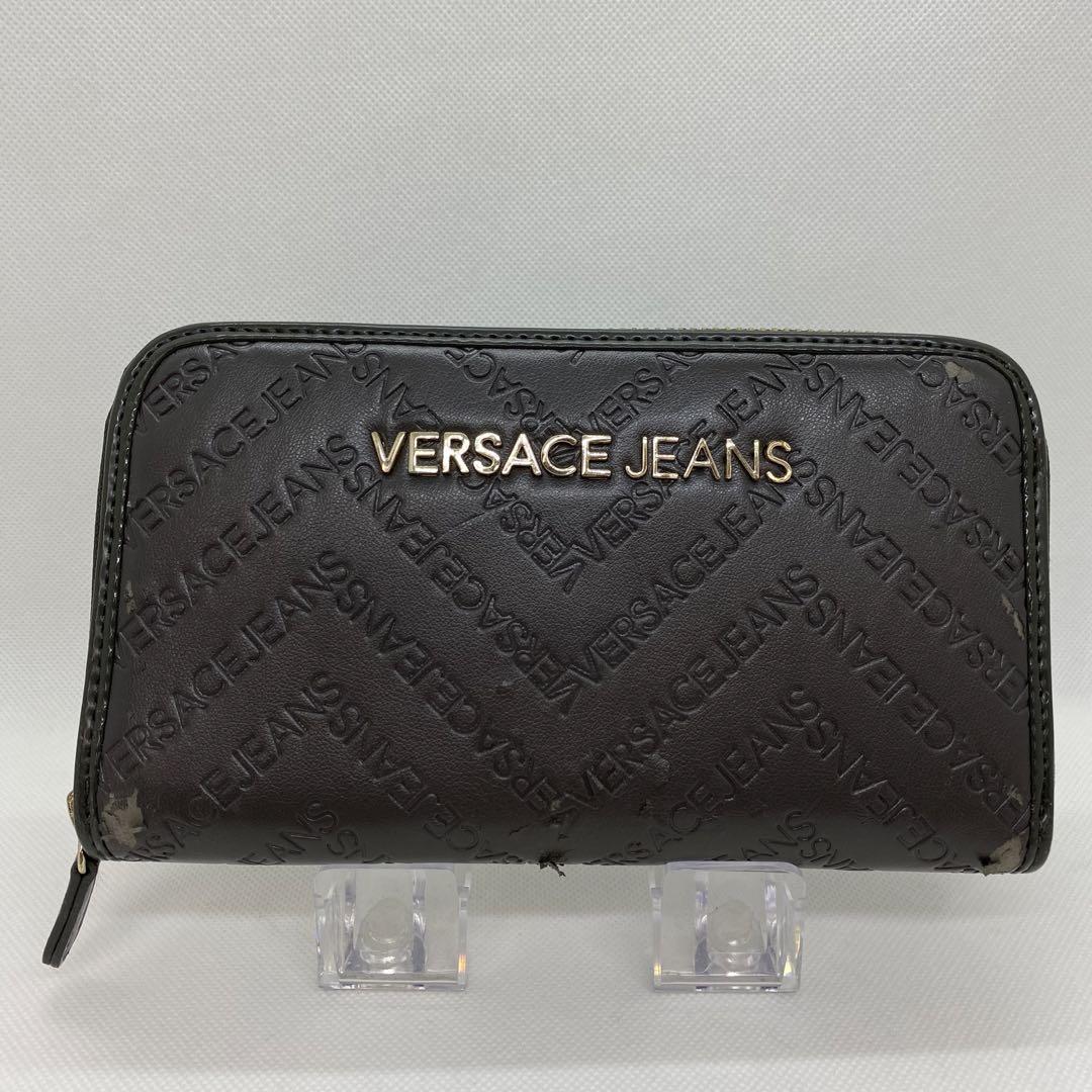 ヴェルサーチ ジーンズ VERSACE JEANS 長財布 - メルカリ