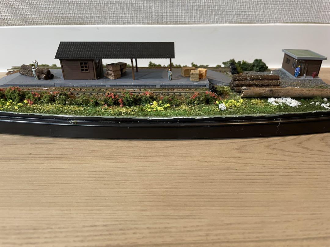 鉄道ジオラマ(レトロな山の貨物駅)
