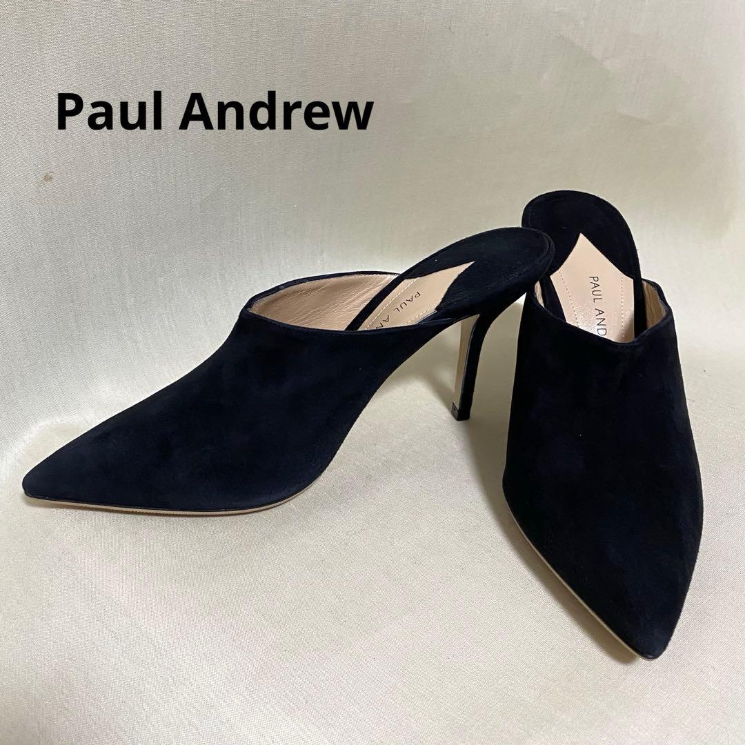 Paul Andrew ポールアンドリュー スエード レザー サンダル23cm Paul Andrew