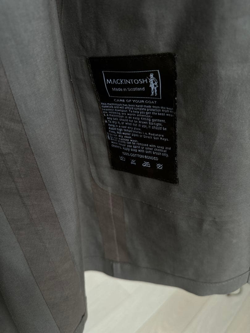 Macintosh7部パフ袖ゴム引きコート Macintosh7部パフ袖ゴム引きコート