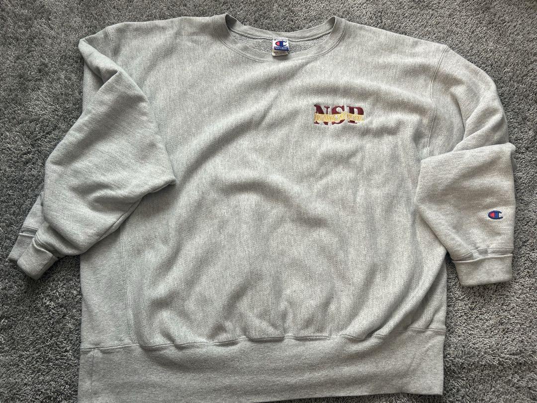 Champion グレー トレーナー クルーネック