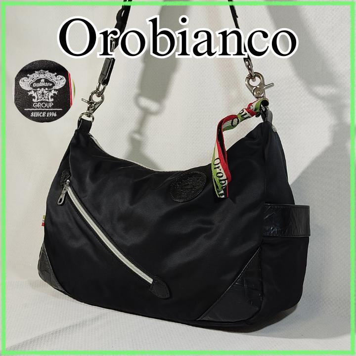 Orobianco オロビアンコ ショルダーバッグ ナイロン ブラック
