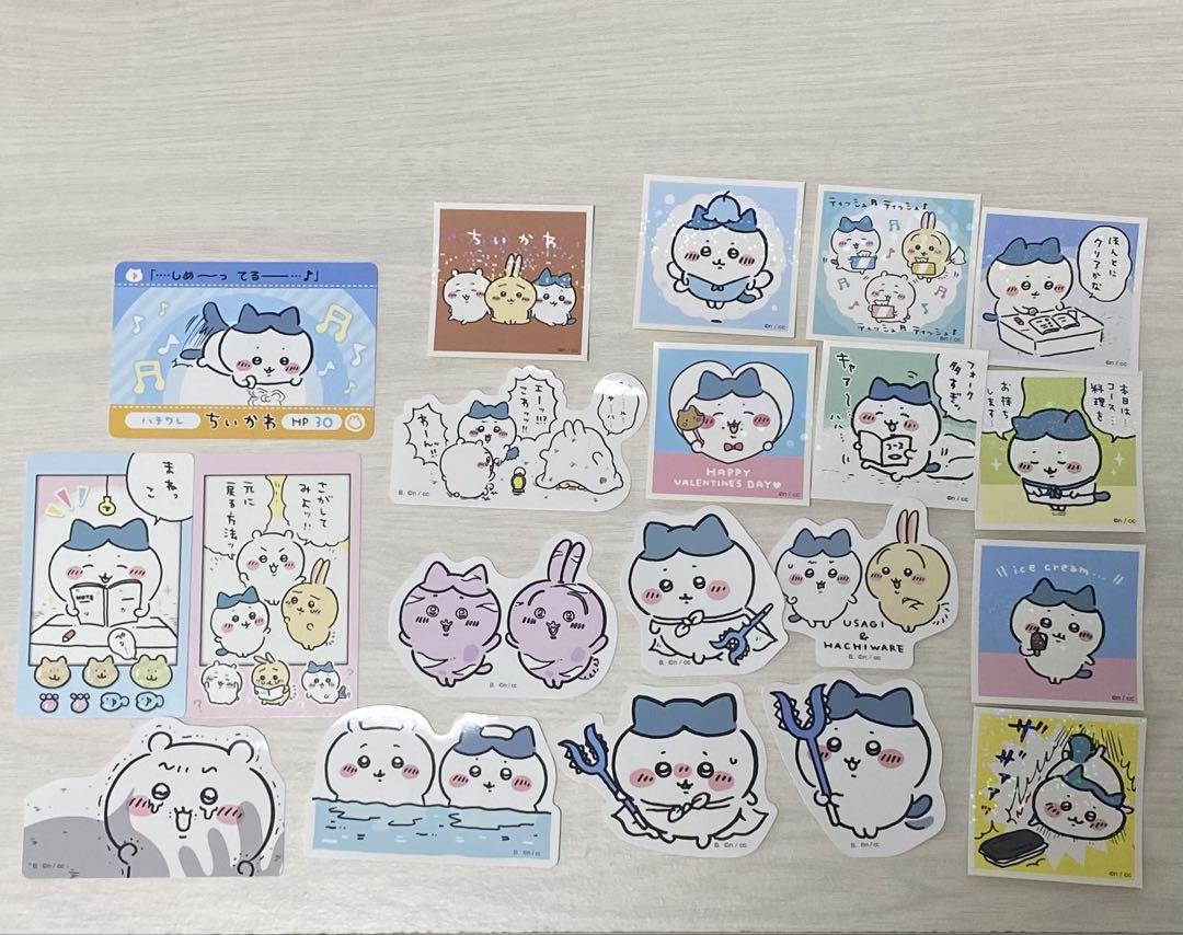 ちいかわステッカー・カード ハチワレ 20点セット - メルカリ