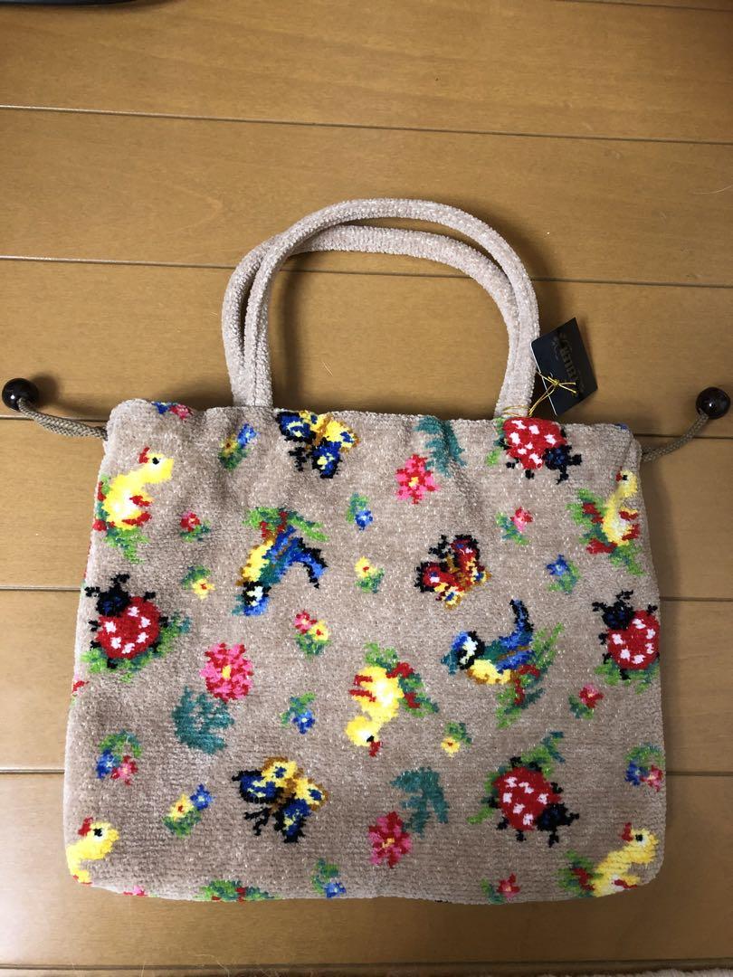 カラー　フェイラー　バッグとミニタオルのセット