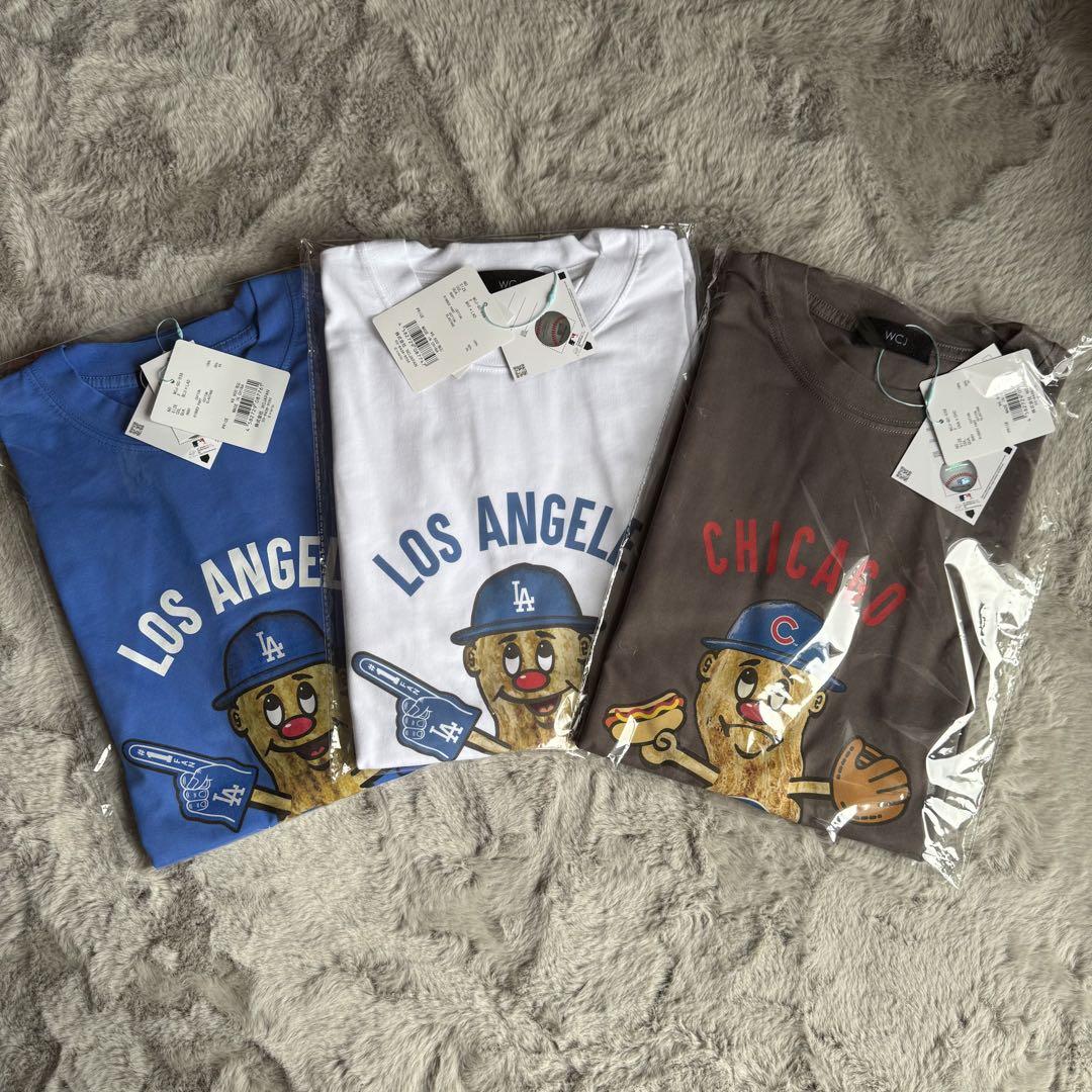 【MLB TEE】ロサンゼルス•ドジャース　　　　　　　Tシャツ　ブルー