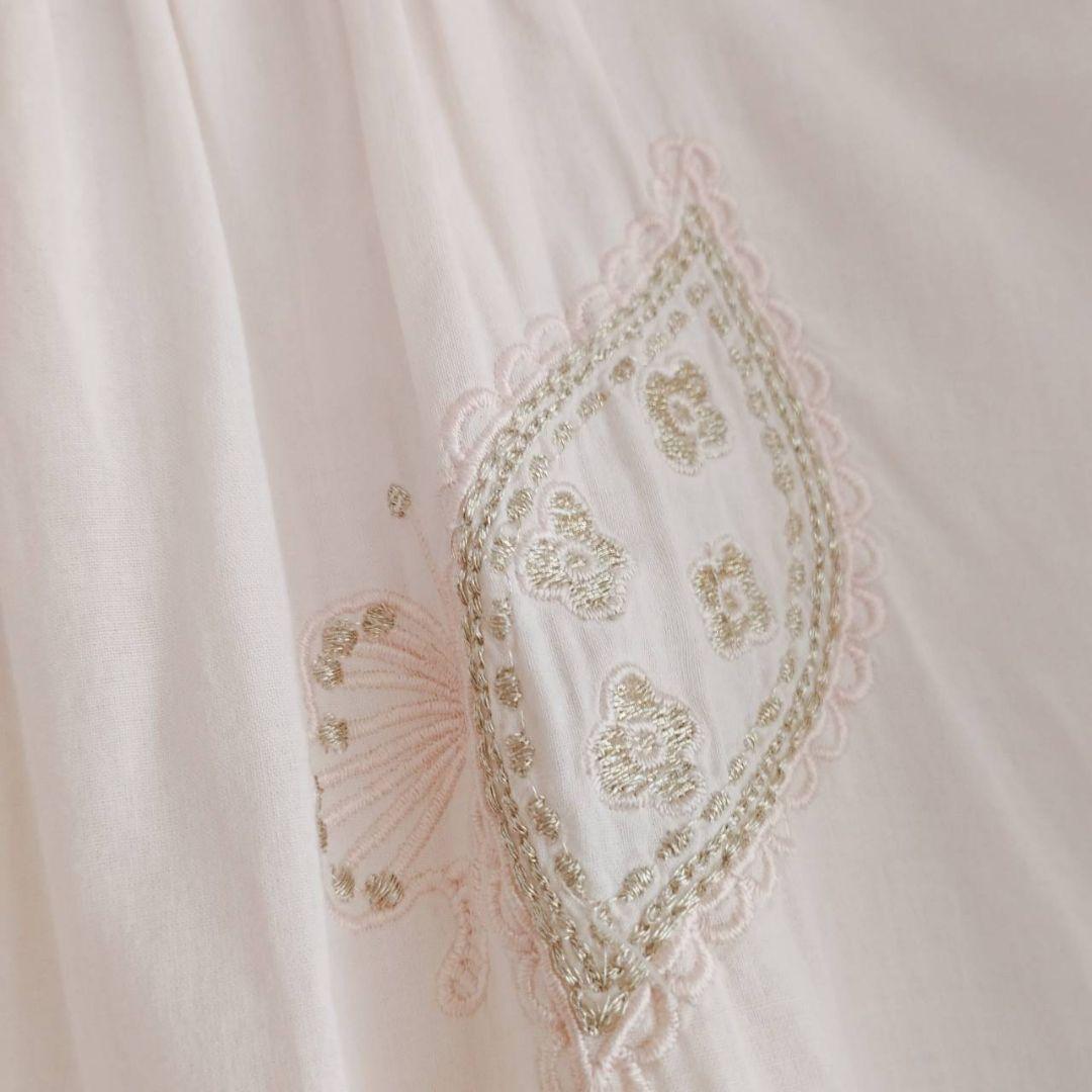 Cherir la femme シェリーラファム 刺繍ワンピース - メルカリ