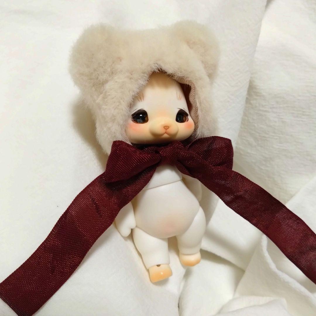 ふわふわクマさん帽子