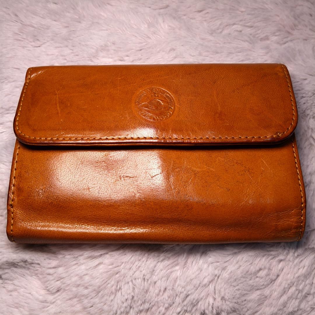 上質VivienneWestwood、財布、オールレザー、オーブ、カード収納多数