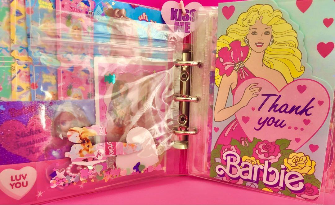 Barbieちゃん♡おすそ分けファイル＆アメキャラ限定1セット増量♡ おすそ分けファイル Barbie バービー B7 - メルカリ