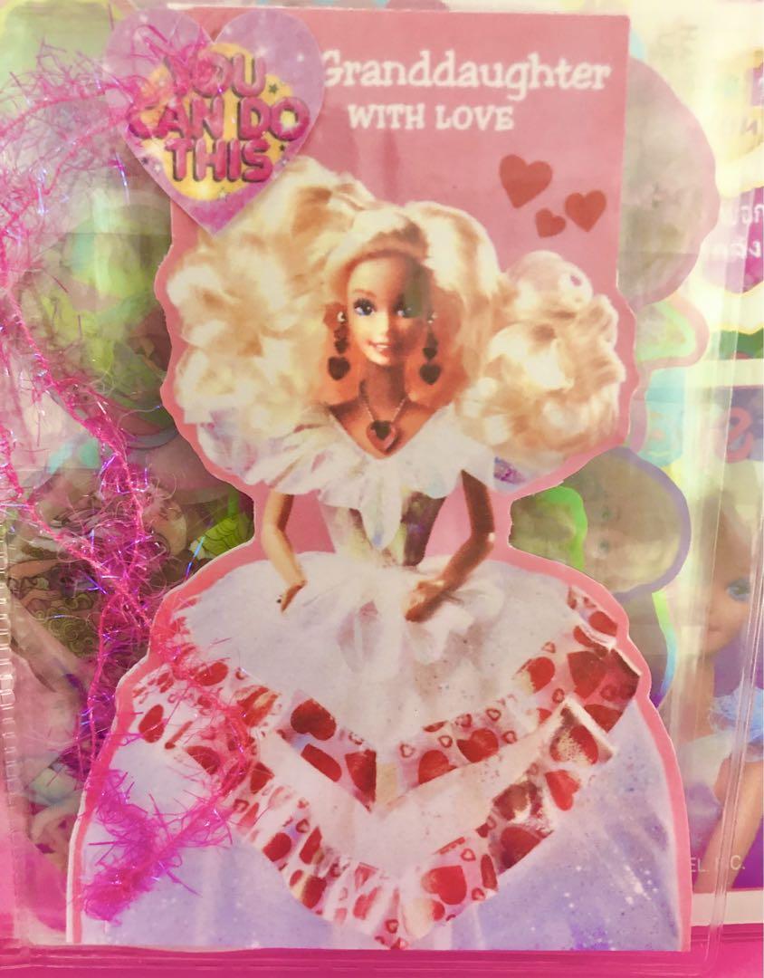 Barbieちゃん♡おすそ分けファイル＆アメキャラ限定1セット増量♡ おすそ分けファイル Barbie バービー B7 - メルカリ