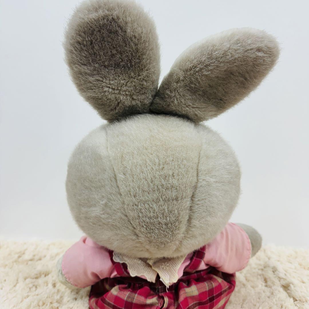 人気が高い ぬいぐるみ うさぎ 吉徳 昭和当時物 ウサギ アンティーク ぬいぐるみ