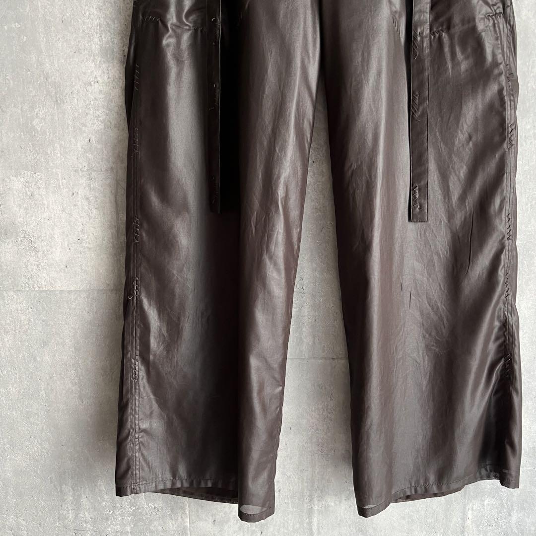 HaaT ISSEY MIYAKE　二重構造　Brown Poly Pants