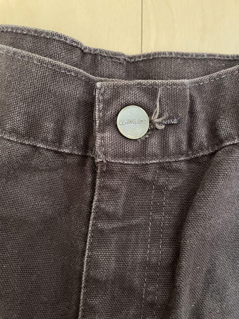 Carhartt ダークブラウン カーゴパンツ