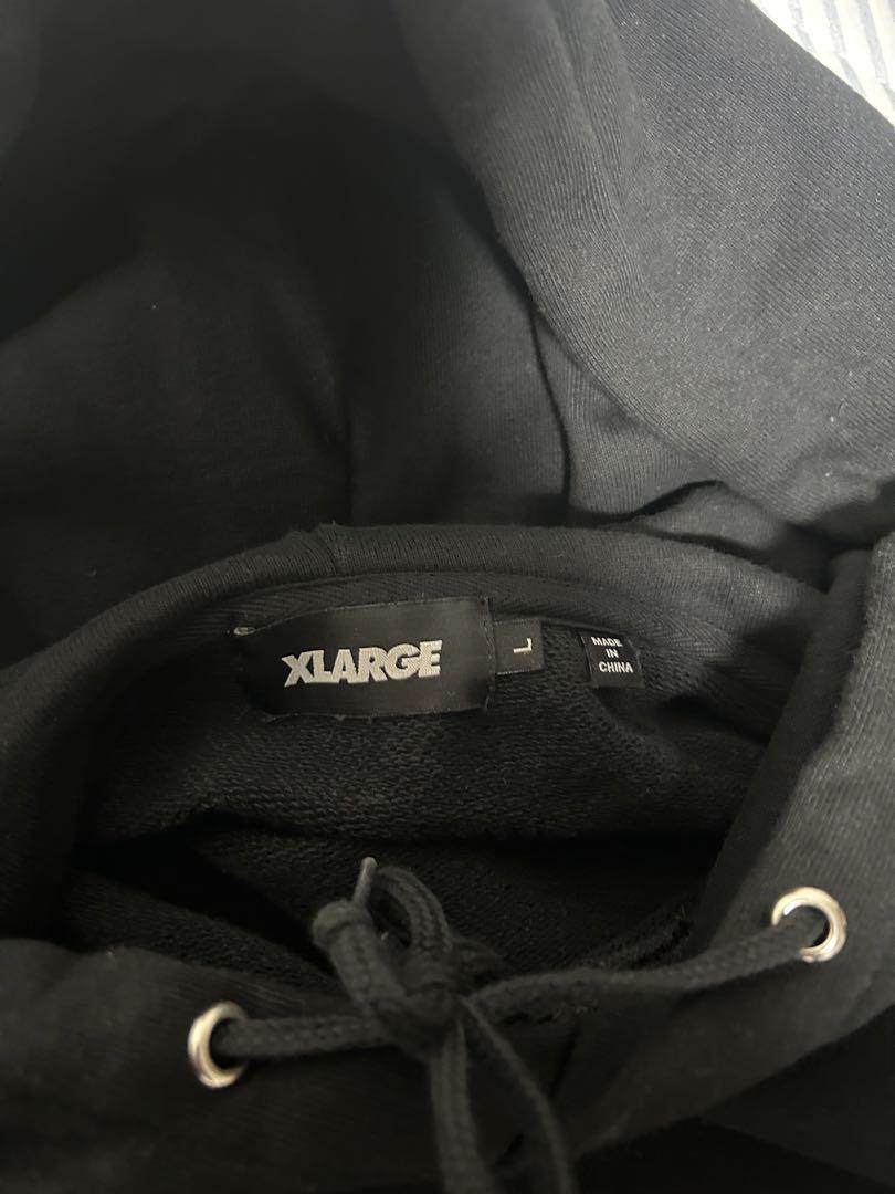 XLARGE ブラックパーカー Lサイズ - メルカリ