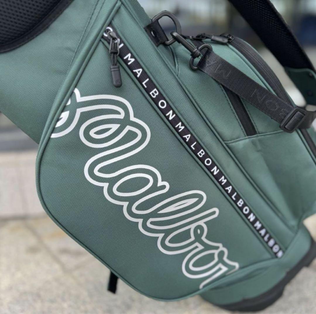 malbon golf 新作 マルボンゴルフ キャディバッグ 軽量バッグ