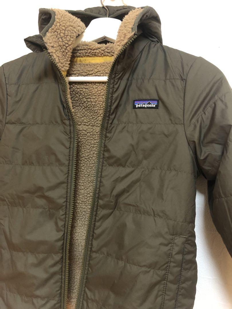 Patagonia リバーシブルジャケット ボア　ベージュ　オリーブ