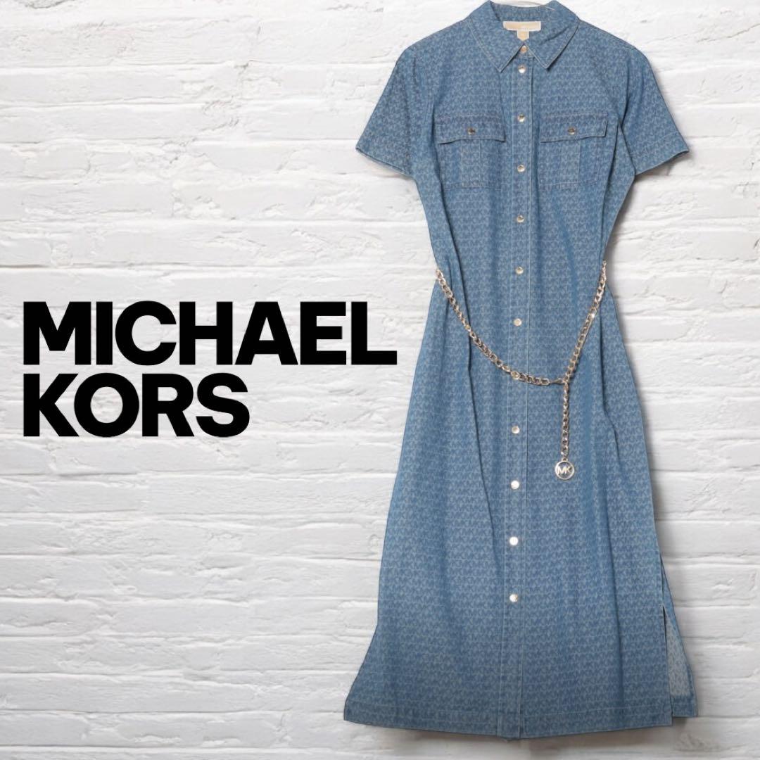Michael Korsマイケルコース/デニムワンピース MICHAELKORS/マイケルコース デニムノースリーブ ワンピース