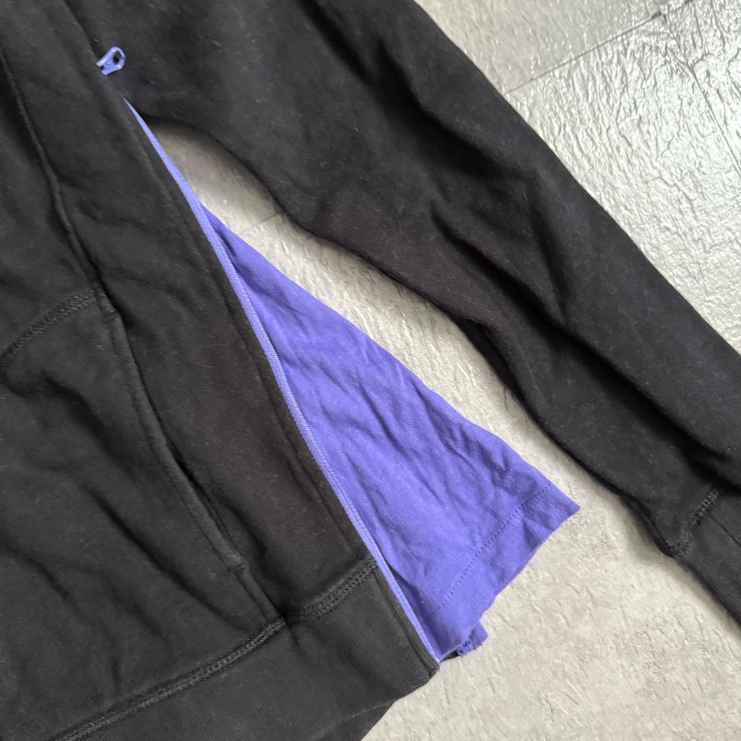 y2kテックPUMAワンポイントロゴ刺繍指穴フルジップトラックジャケット