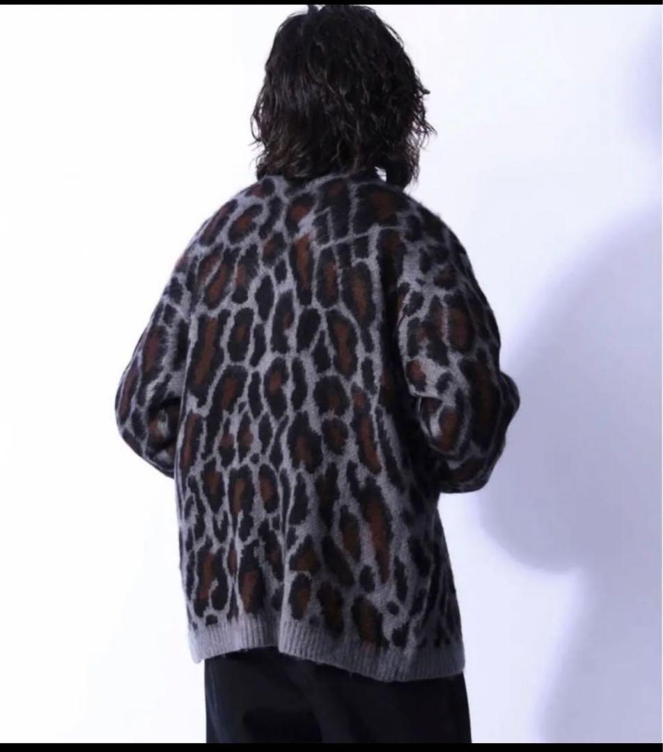 レア！新品 PENNEY'S ペニーズ モヘア風 レオパード カーディガンL