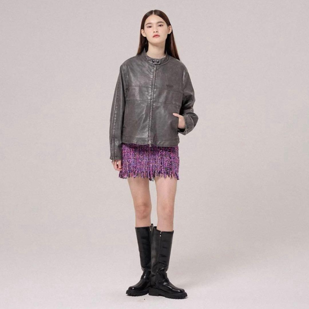 VETEZE Aging biker jacketM