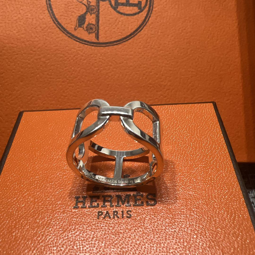 HERMES エルメス リング　エヴァーシェーヌダンクル57サイズ