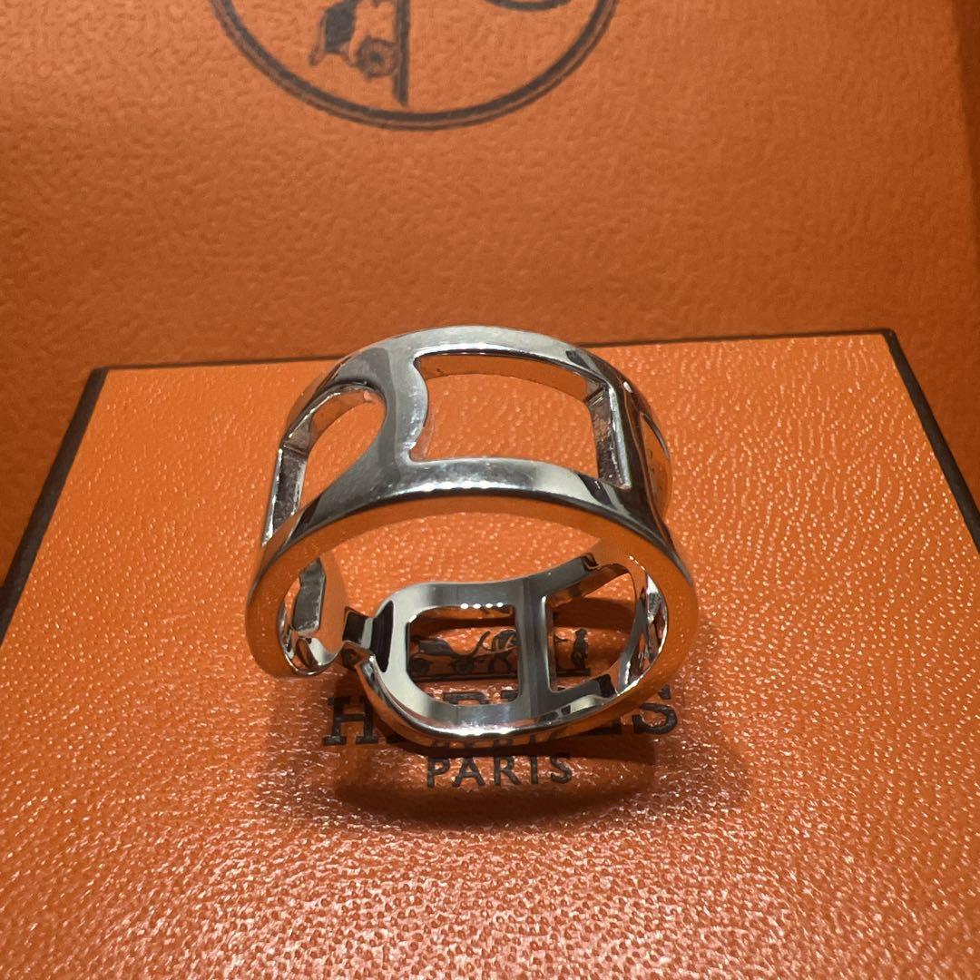 HERMES エルメス リング　エヴァーシェーヌダンクル57サイズ