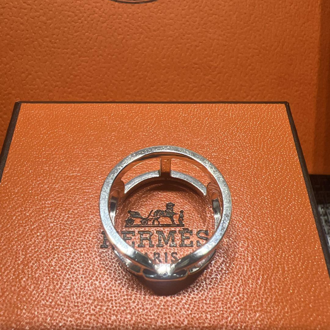 HERMES エルメス リング　エヴァーシェーヌダンクル57サイズ