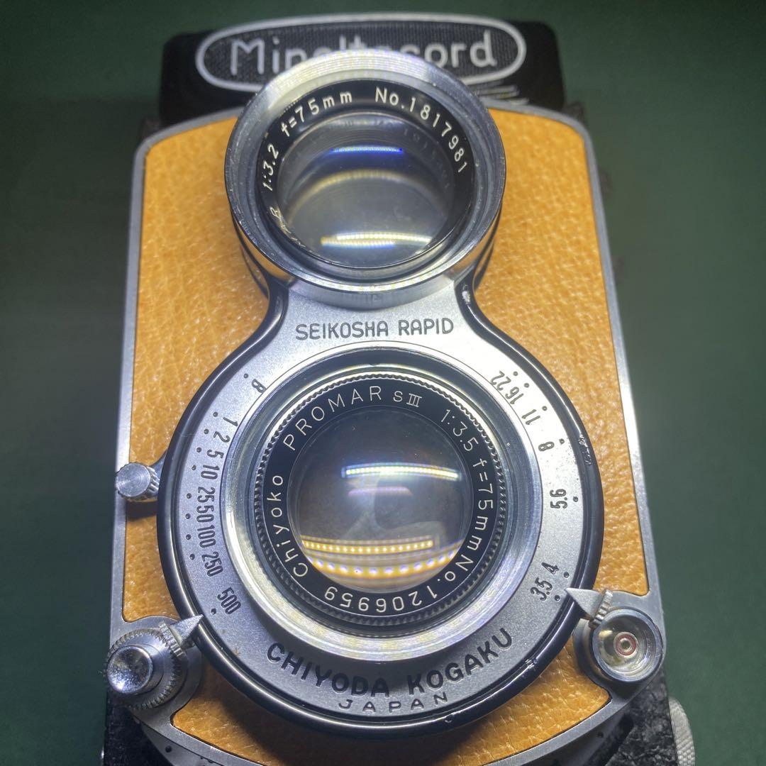 ミノルタ Minoltacord 75mm F3.5 二眼カメラ　現状品