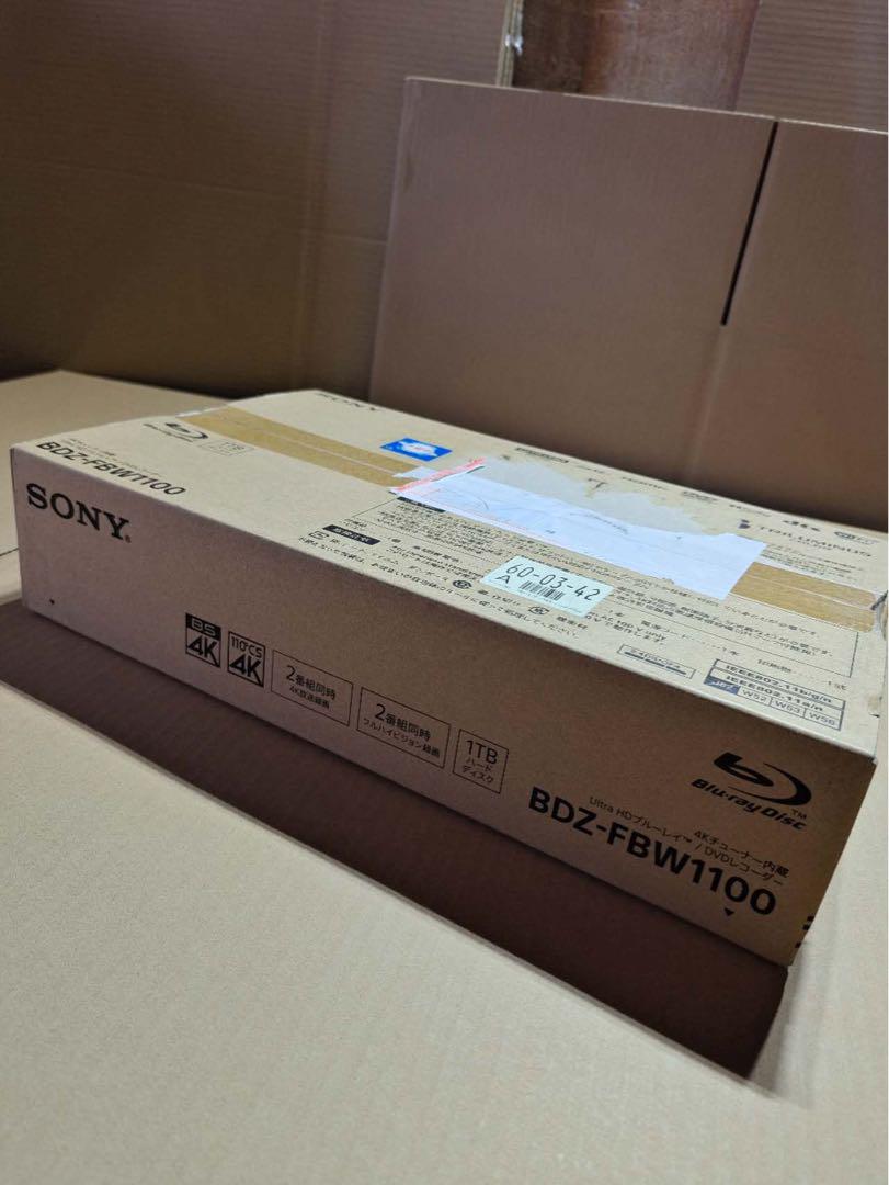 日本最大級 BDZ-FBW1100 BDZ-FBW1100 SONY 新品・ストア SONY