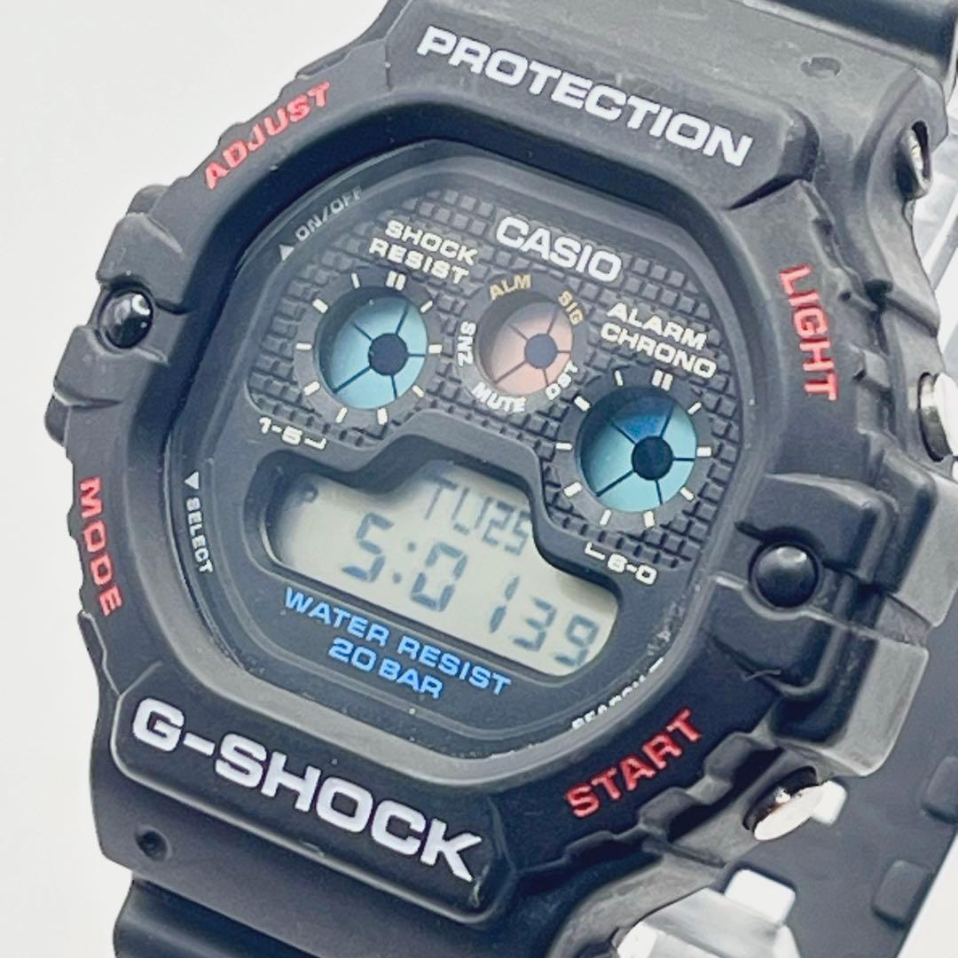 CASIO G-SHOCK DW-5900 デジタル メンズ 腕時計 稼働品