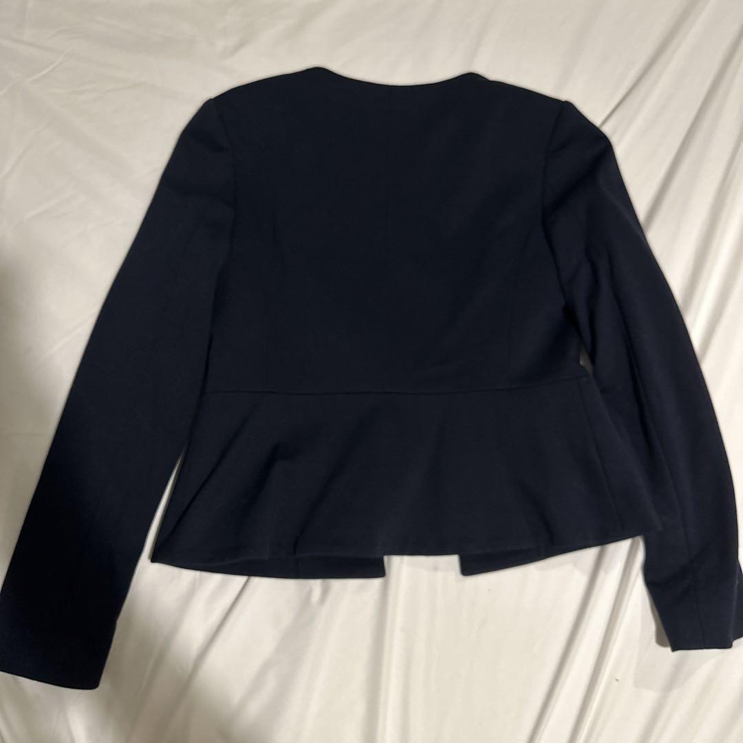 美品⭐︎エストネーション ノーカラー ペプラムスーツ セットアップ　美品