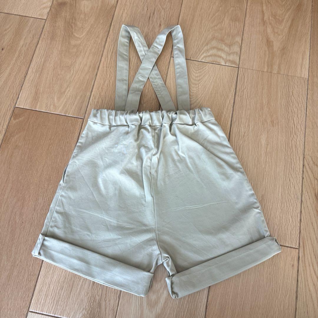 マールマールMARLMARL shorts サスペンダー パンツ サロペット