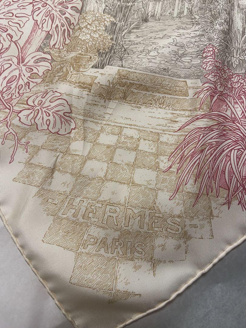 HERMES エルメス カレ90Le Jardin de Leila レイラの庭