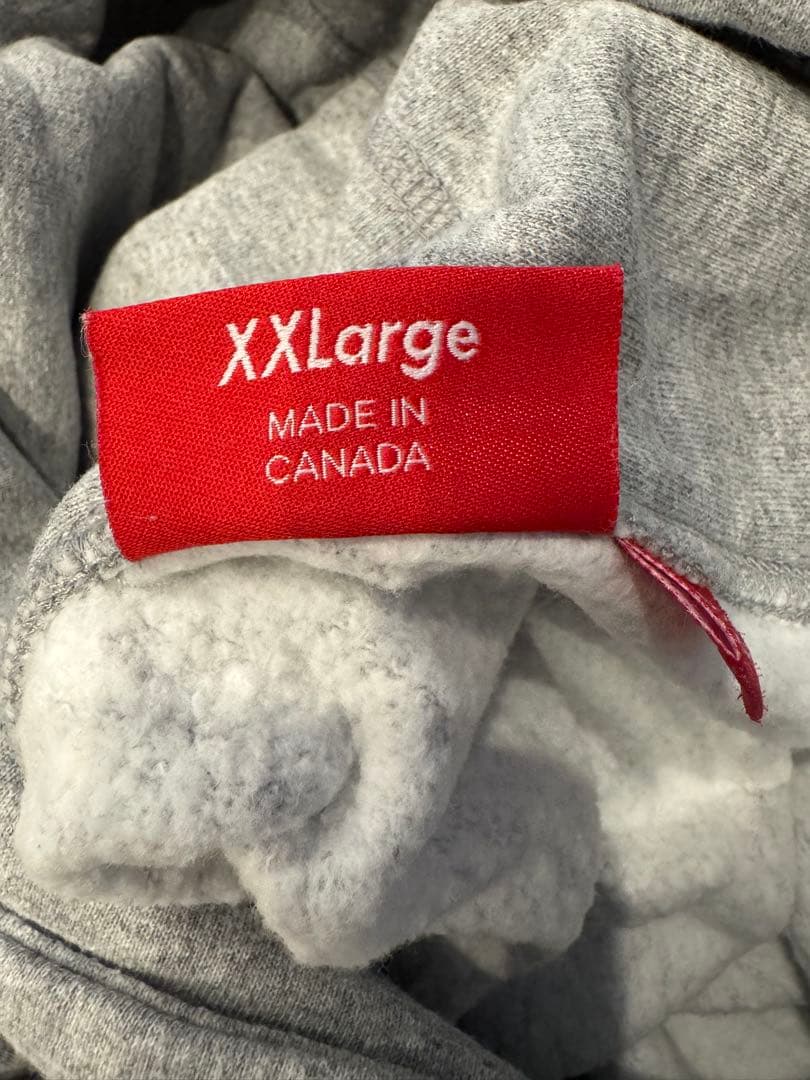 SUPREME グレー パーカー