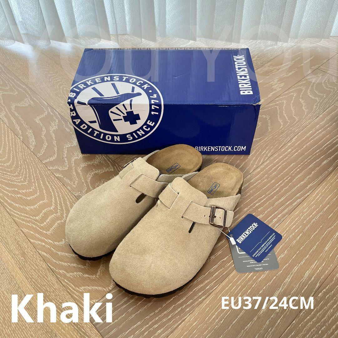 Boston Birkenstock ビルケンシュトック サンダル カーキ