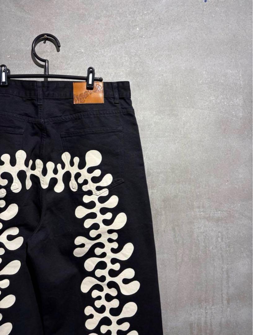 loncino uneune buggy ブラック パンツ　デニム　evisu